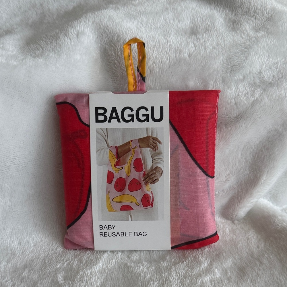 BAGGU Red and Pink Baby Reusable Bag